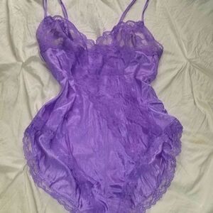 by VAL MODE VINTAGE  BABY DOLL TEDDY LINGERIE NIGHTY sz M Never worn